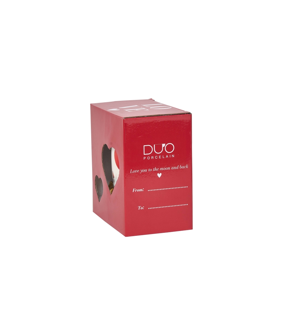 Kubek classic z zaparzaczem "serce" KOT Z BALONEM