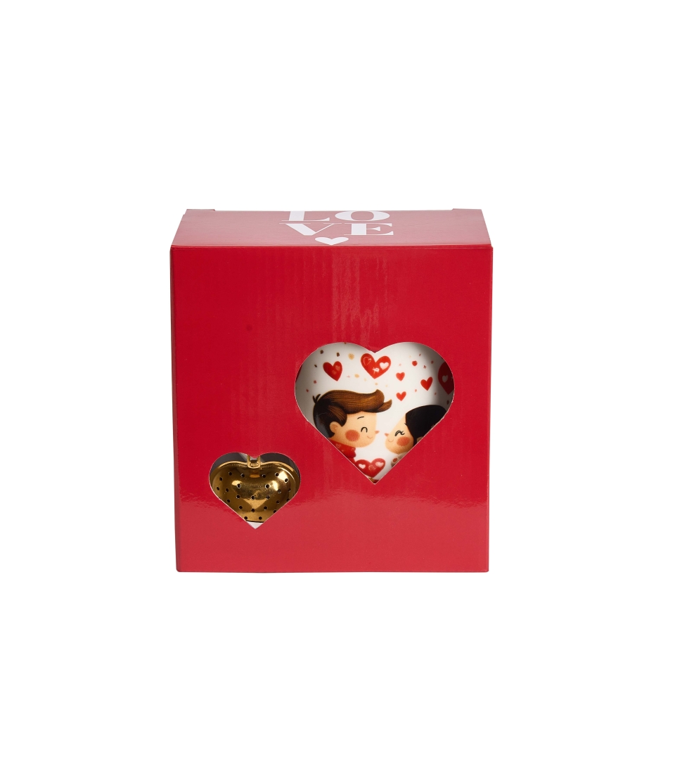 Kubek classic z zaparzaczem "serce" PARA