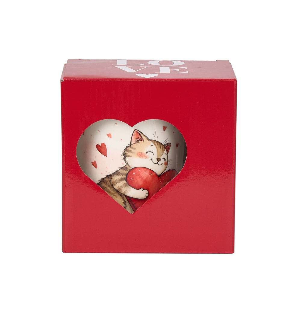 Kubek z zaparzaczem KOT Z ZABAWKĄ