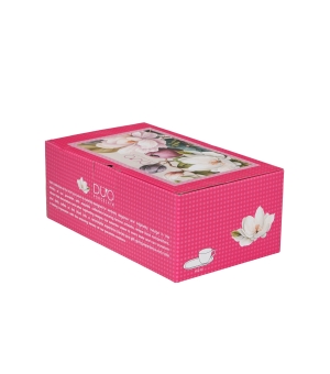 Zestaw śniadaniowy filiżanka jumbo ze spodkiem MAGNOLIE