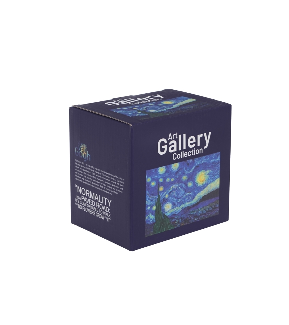 Kubek szklany z podwójną ścianką STARRY NIGHT inspired by Van Gogh