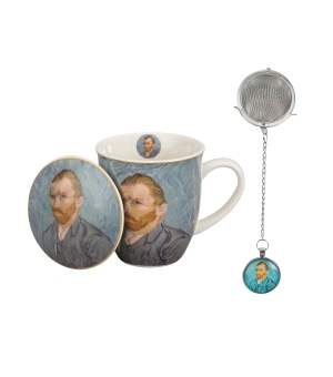 Kubek z zaparzaczem z zawieszką PORTRET Van Gogha