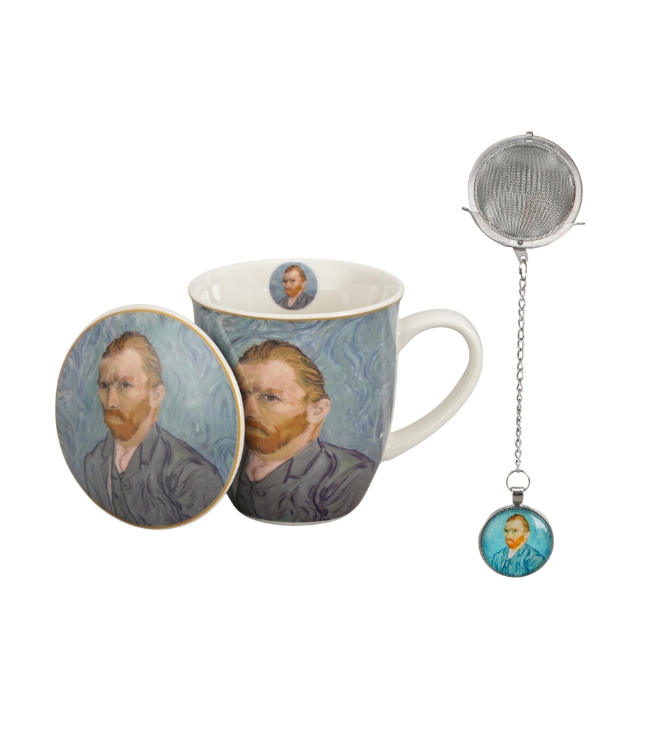 Kubek z zaparzaczem z zawieszką PORTRET Van Gogha