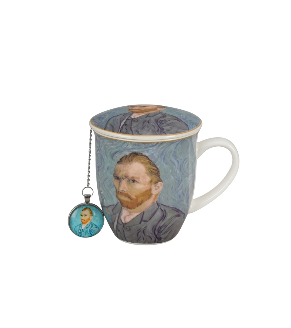 Kubek z zaparzaczem z zawieszką PORTRET Van Gogha