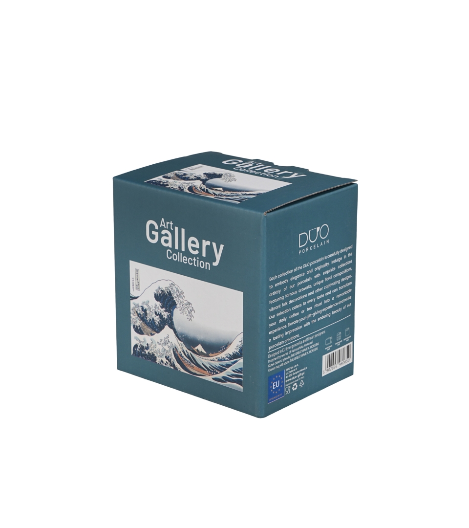 Kubek classic z łyżeczką THE GREAT WAVE inspired by HOKUSAI