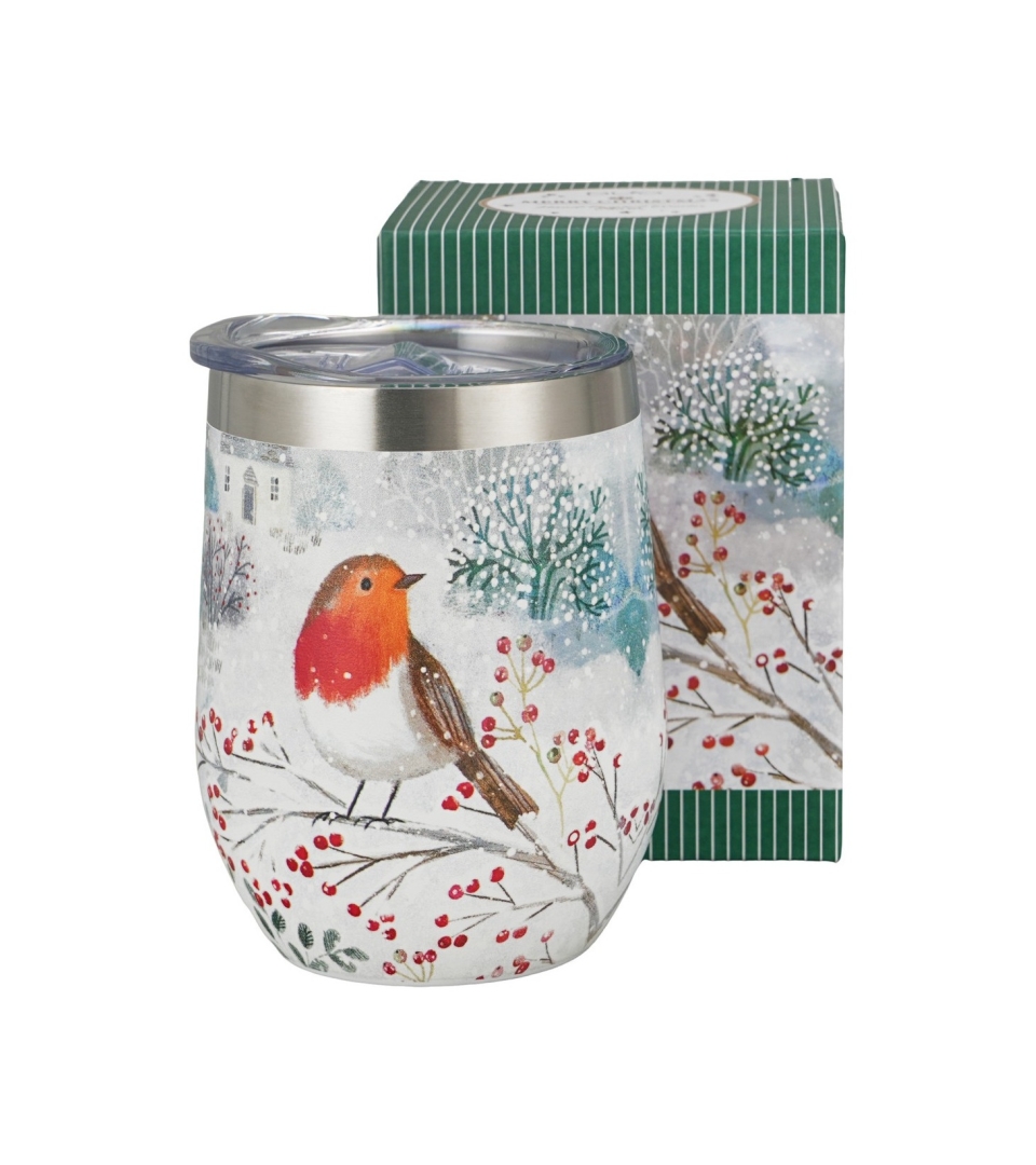 Kubek termiczny ROBIN IN SNOW