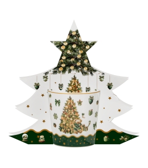 Kubek 400 ml w opakowaniu choinka TREE SPARKLE
