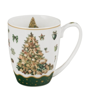 Kubek classic w pudełku z kokardą TREE SPARKLE