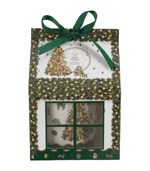 Kubek w opakowaniu domek TREE SPARKLE