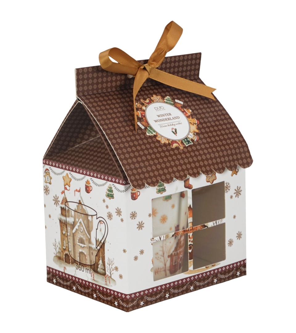 Kubek w opakowaniu domek GINGERBREAD HOUSE
